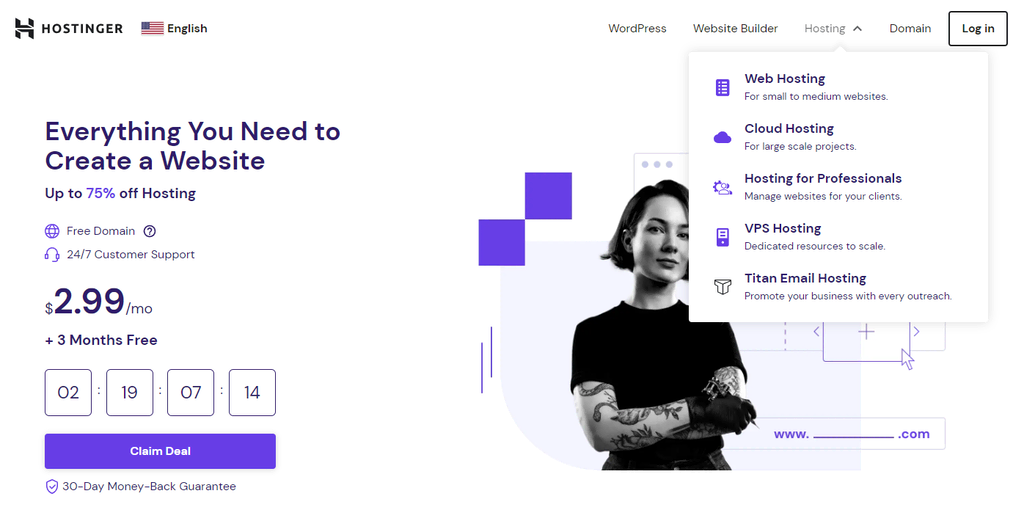 小白教程:用Hostinger五个步骤轻松搭建Wordpress网站 | SeekSEM 20250213214446700-image
